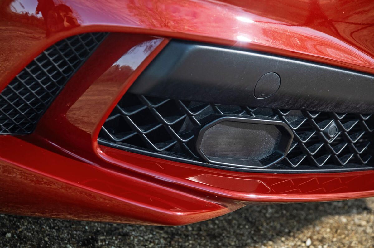 Alfa Romeo Stelvio Quadrifoglio 2019 road test review - front bumper