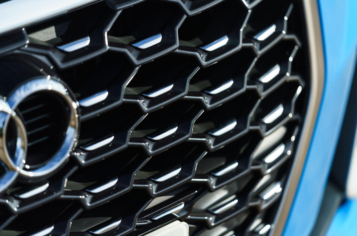 Audi Q3 Sportback 2019 road test review - front grille