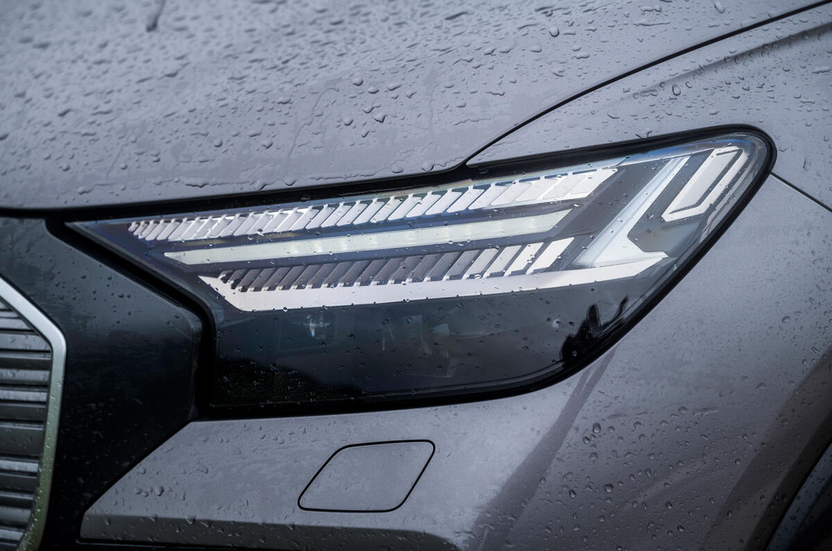 5 Audi Q4 E tron 2021 RT hero headlights