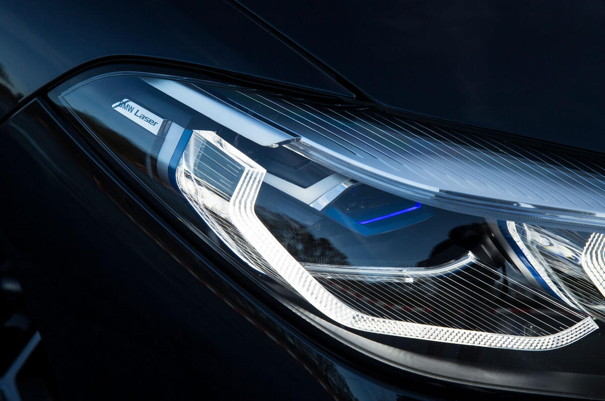 BMW 8 Series Coupé 2019 road test review - lasers