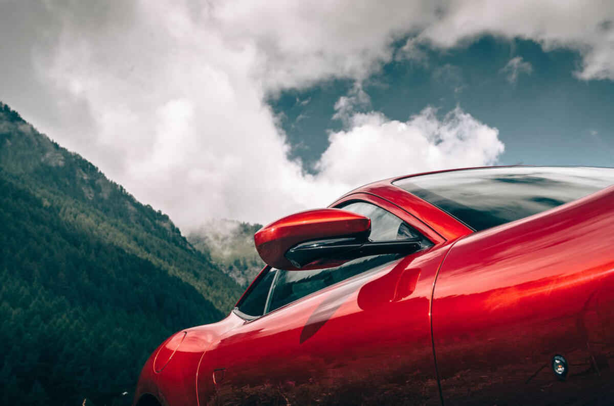 Ferrari Roma 2020 road test review - wing mirror