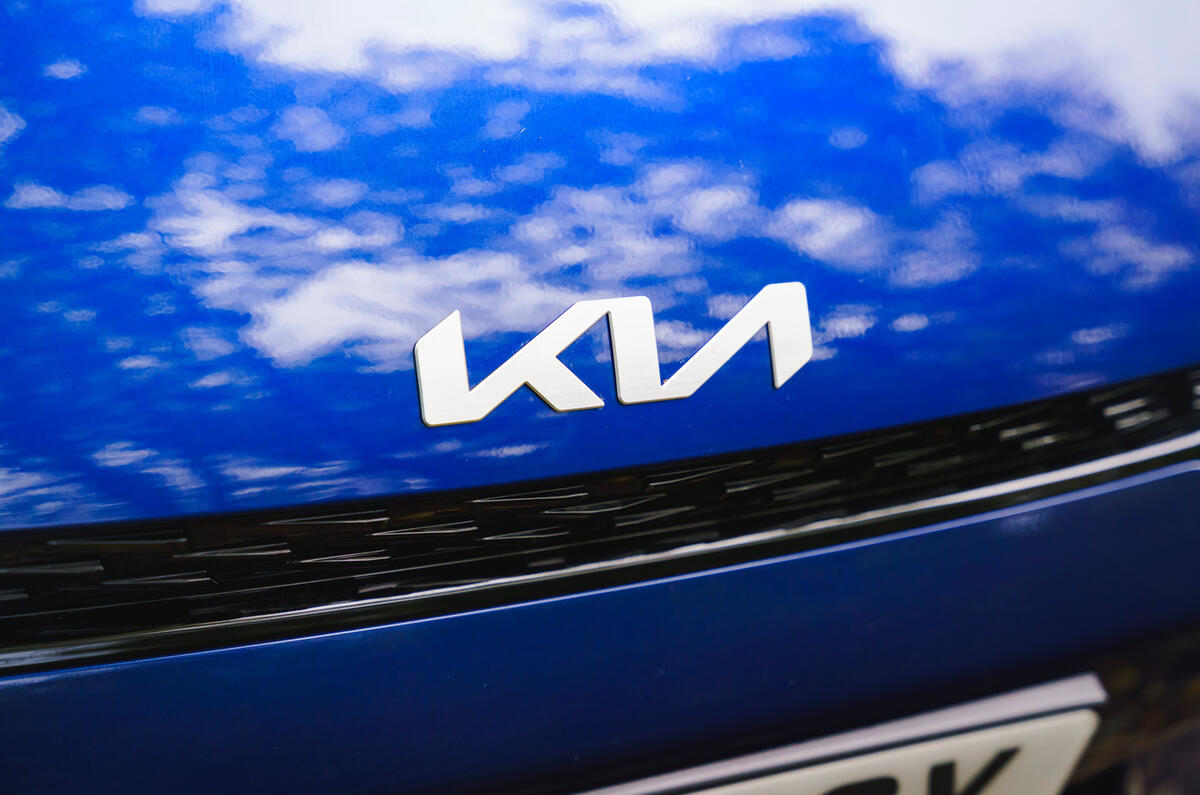 5 Kia EV6 2022 road test review nose badge