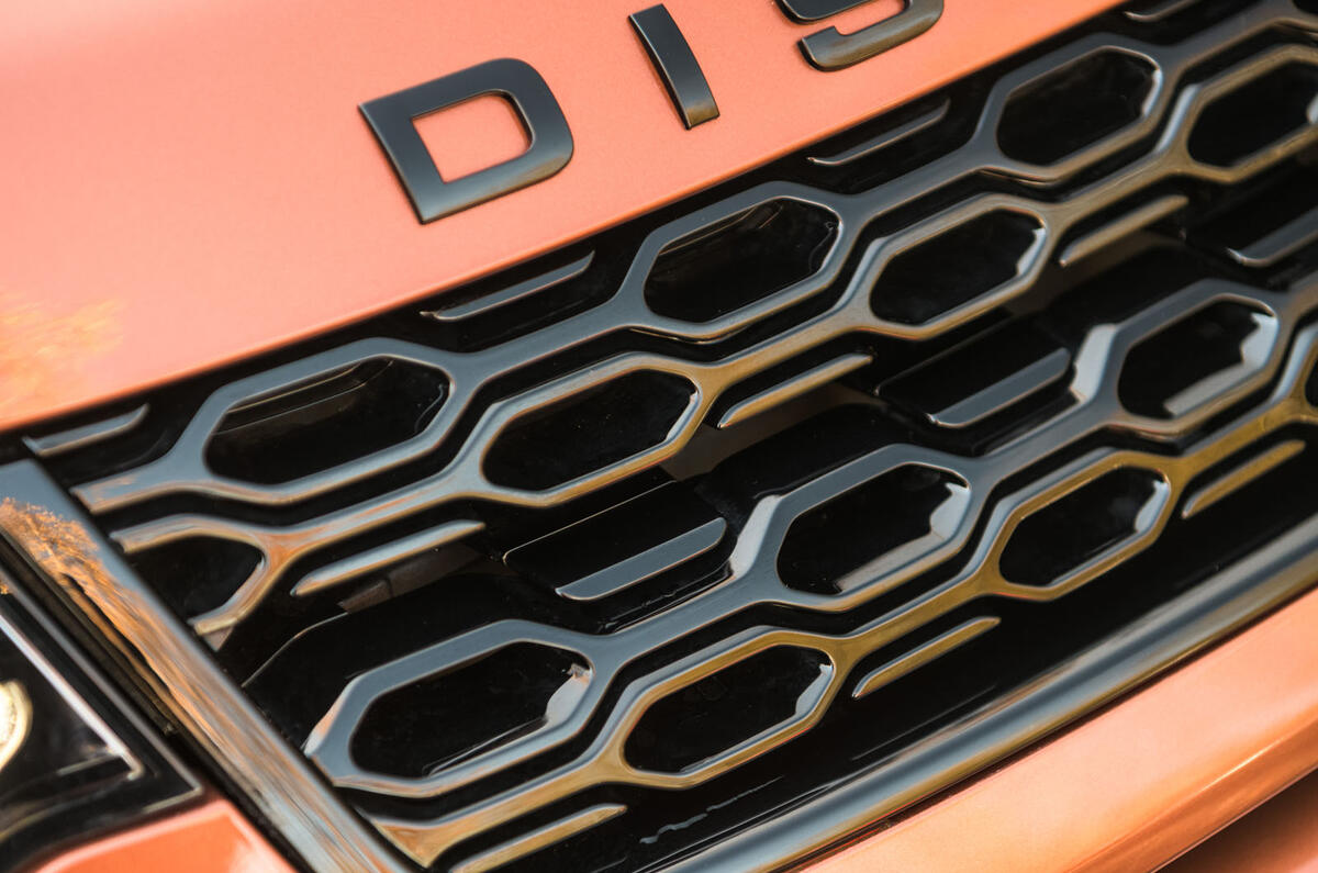 Land Rover Discovery Sport 2020 road test review - front grille