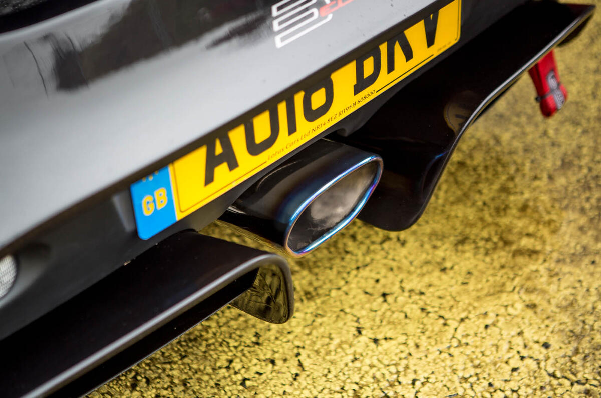 Lotus 3-Eleven 430 review exhaust