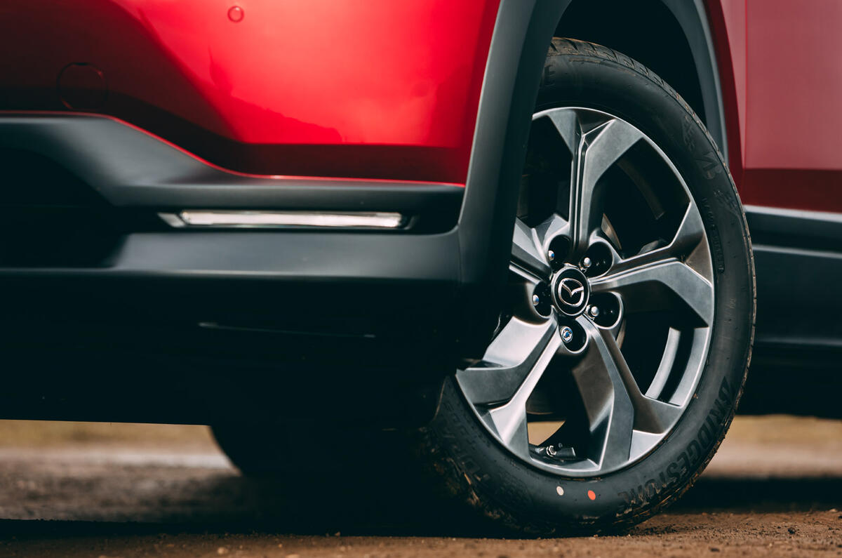 5 Mazda MX 30 2021 road test review alloy wheels