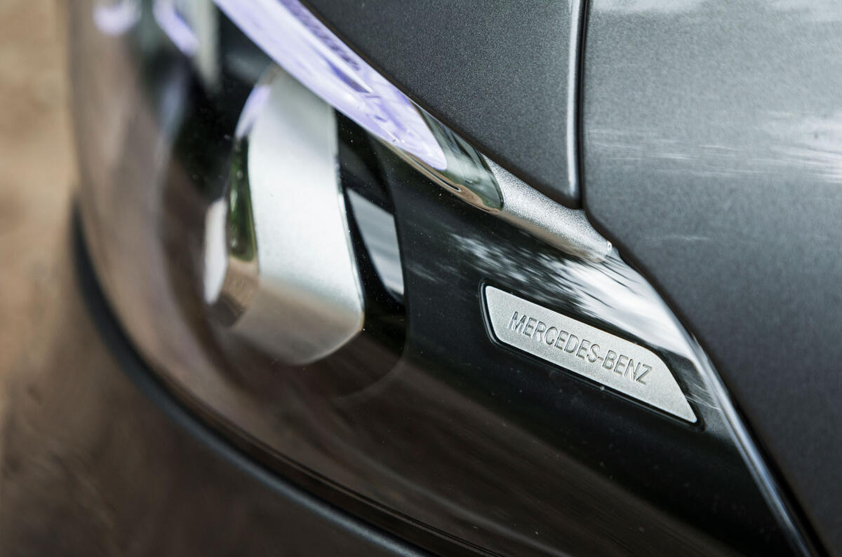 Mercedes-Benz A-Class 2018 road test review headlight details