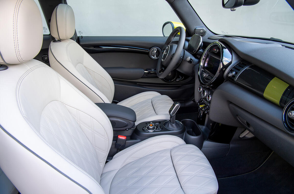 Mini Electric 2020 road test review - cabin