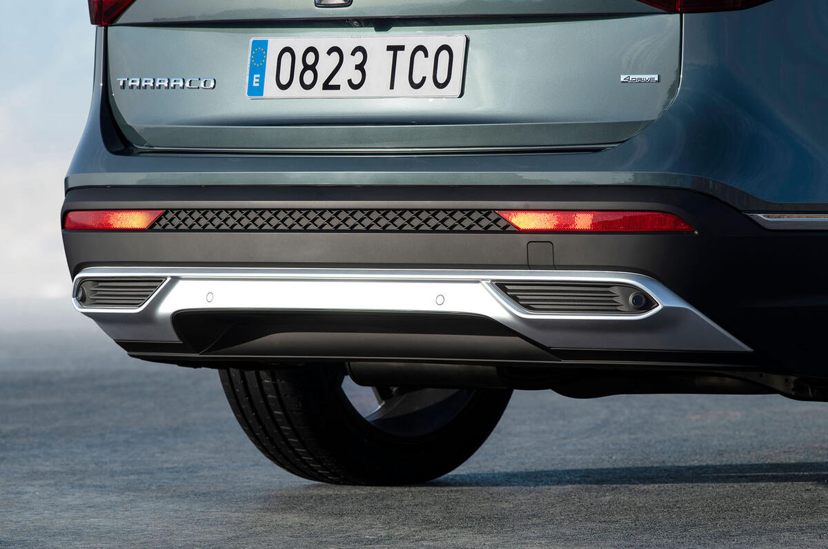 Seat Tarraco 2018 review - rear bumper