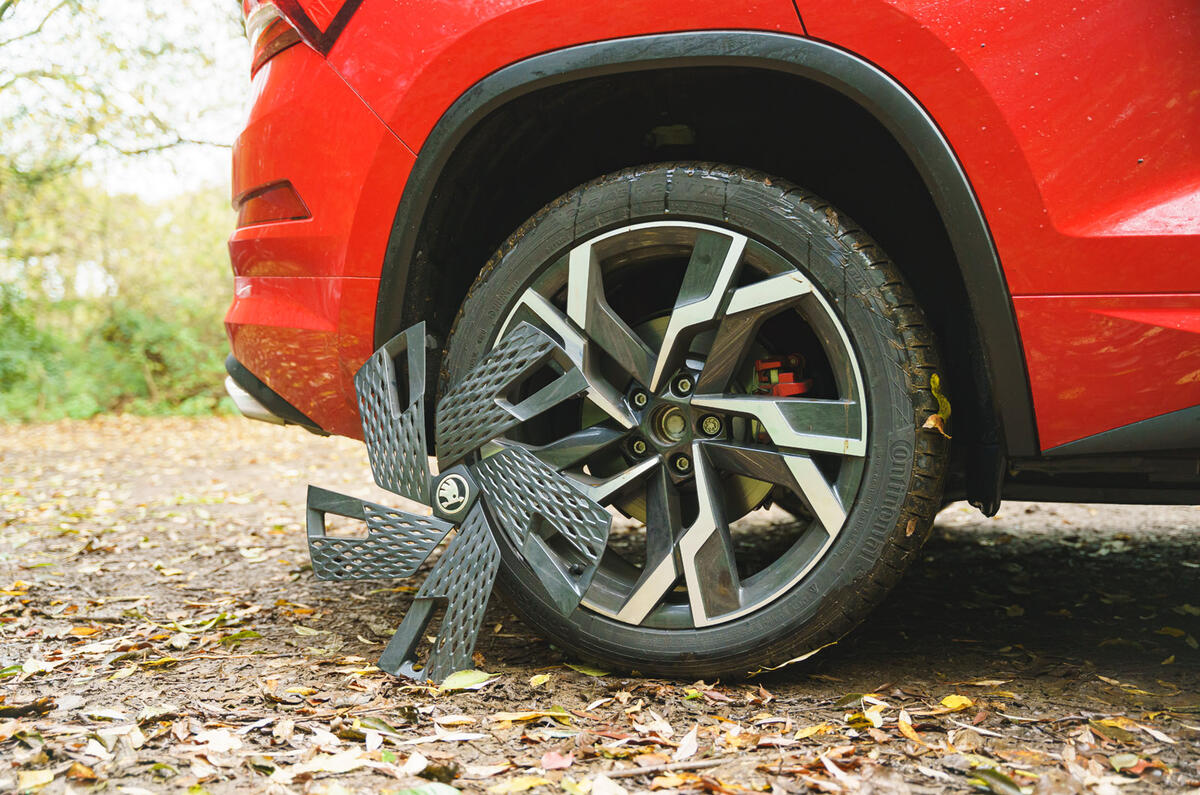 5 Skoda Kodiaq vRS 2022 road test alloy wheels