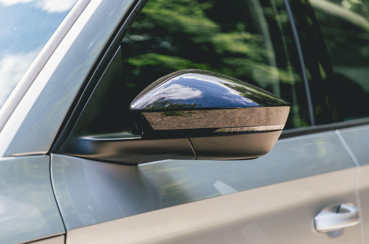 Skoda Scala 2019 road test review - wing mirrors