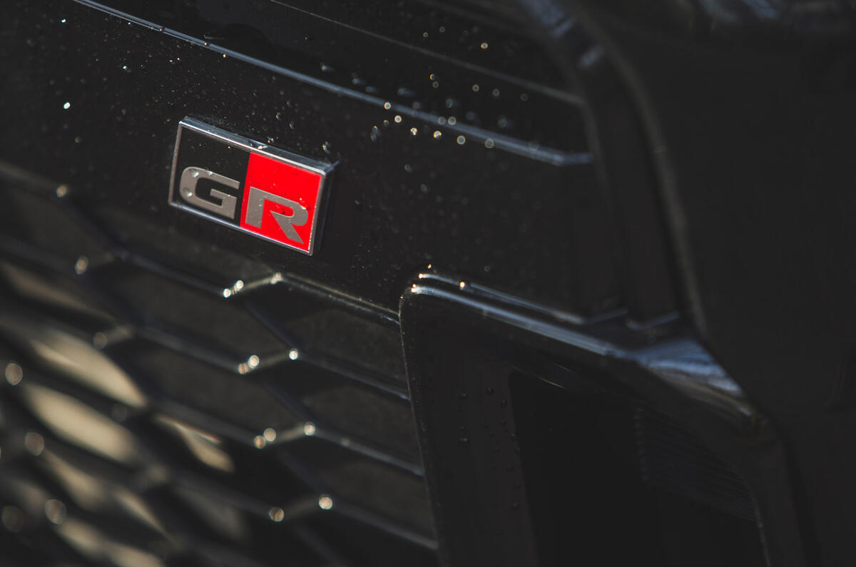 5 Toyota GR Yaris 2021 UK road test review nose badge