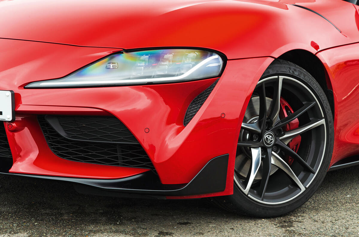 Toyota GR Supra 2019 road test review - front lights