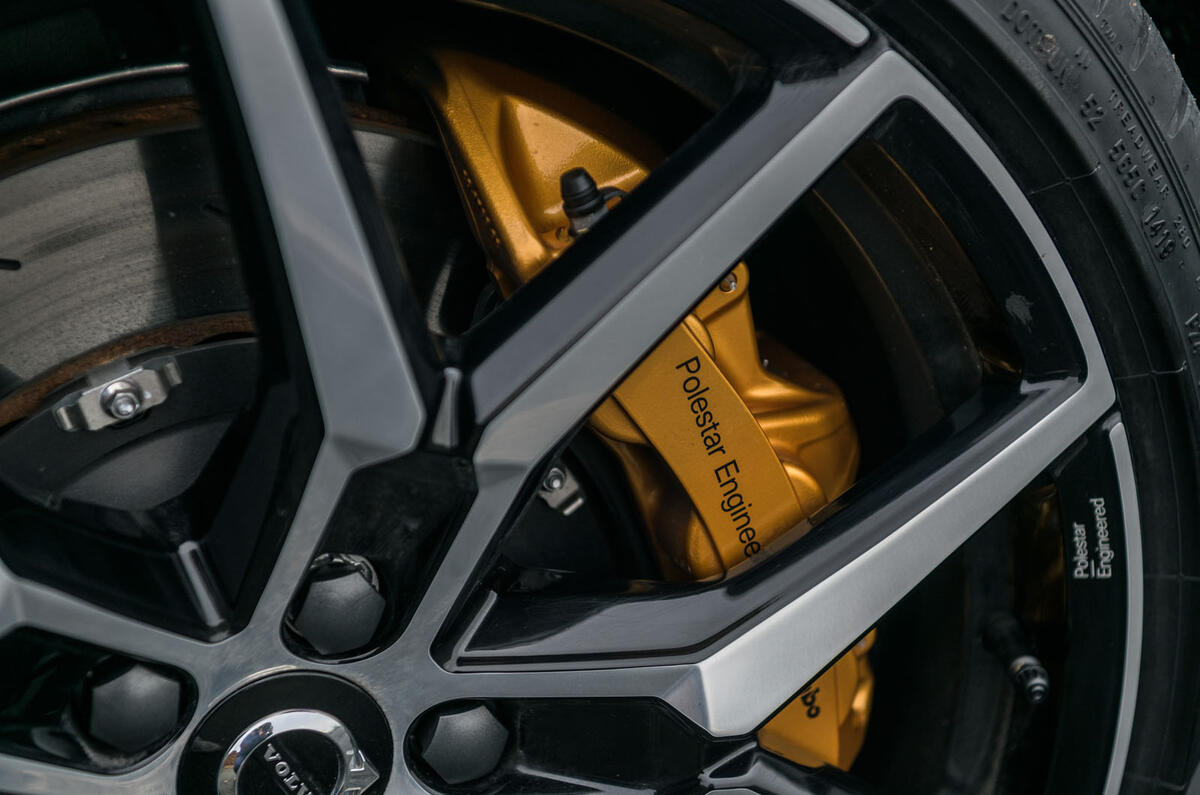 Volvo S60 Polestar Engineered 2020 road test review - brake calipers