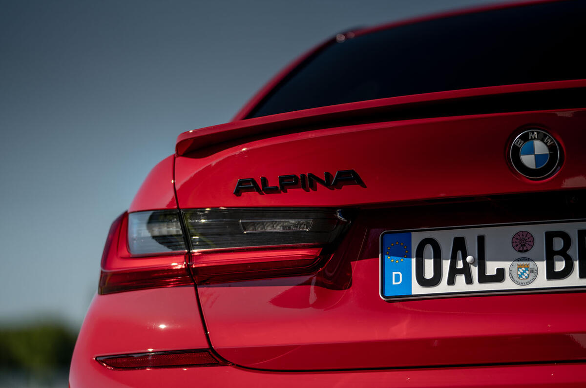 Alpina B3 2020 road test review - rear lights
