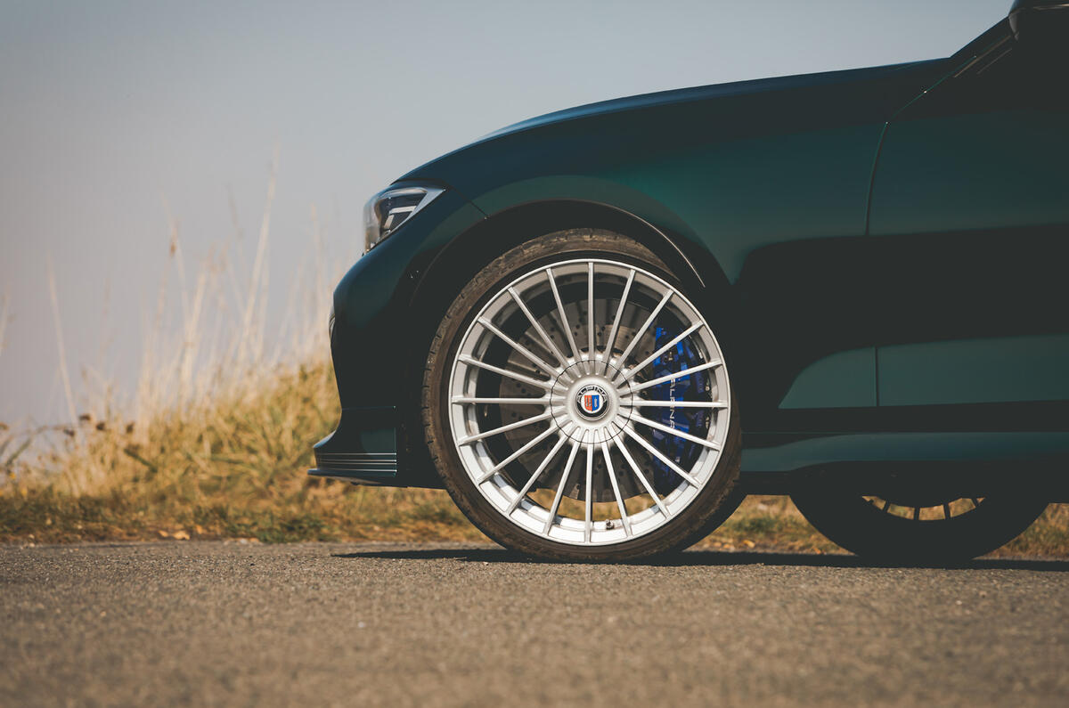 Alpina B3 Touring 2020 road test review - alloy wheels