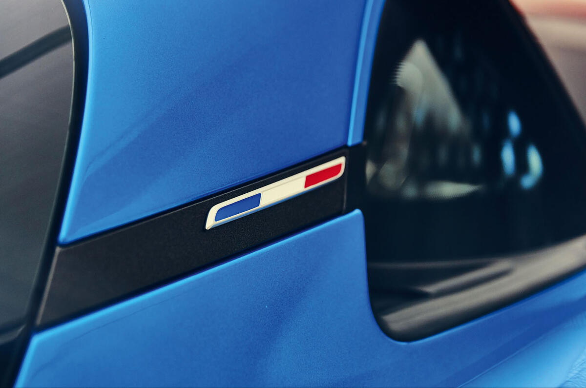 Alpine A110 2018 road test review French flag