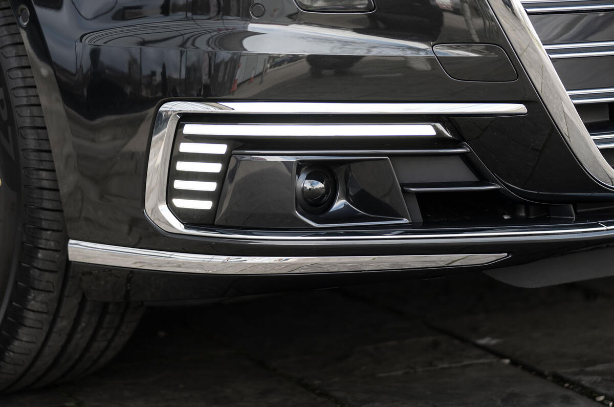 Audi A8 60 TFSIe 2020 road test review - daytime running lights