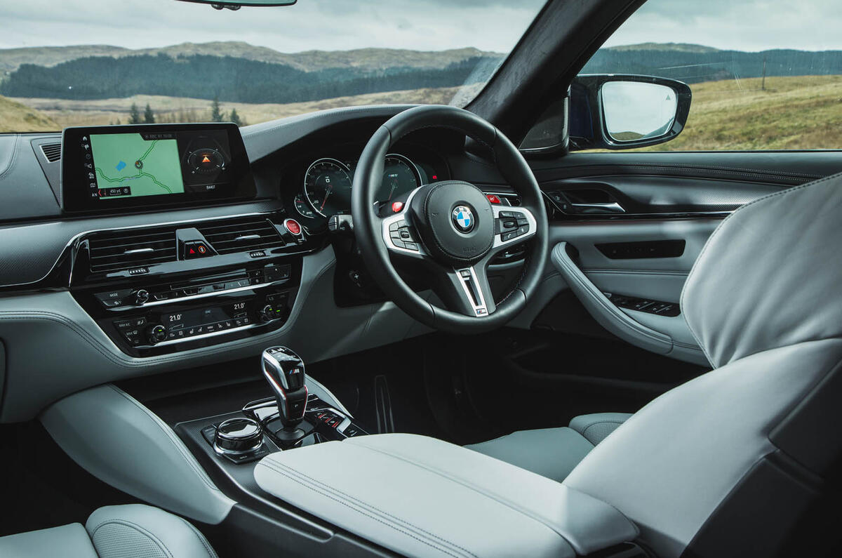 BMW M5 2018 review cockpit