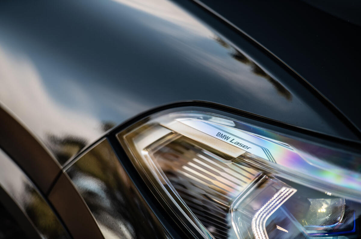 BMW X5 2018 road test review - headlight details
