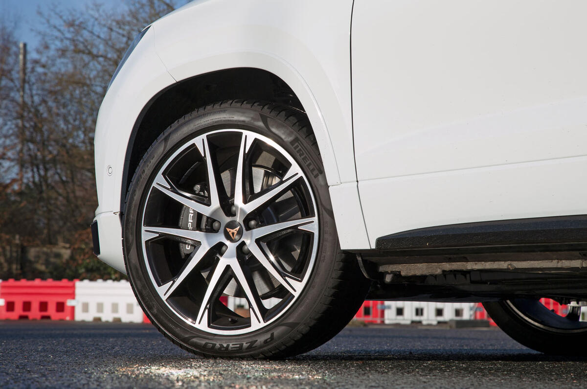 Cupra Ateca 2019 road test review - alloy wheels