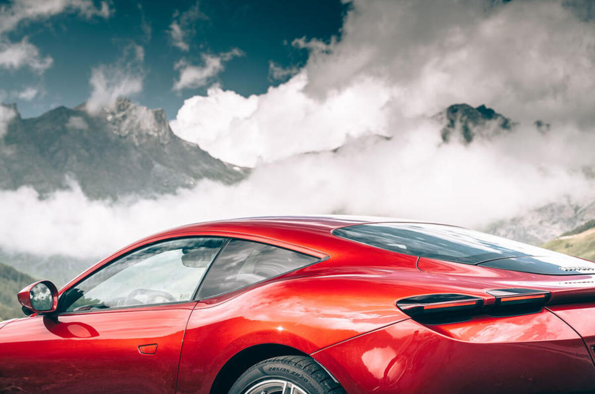 Ferrari Roma 2020 road test review - roofline
