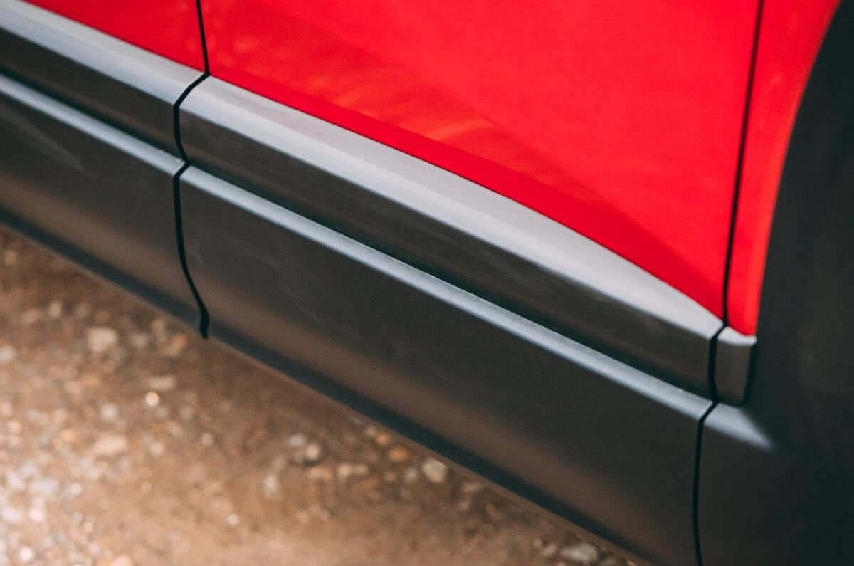 6 Mazda MX 30 2021 road test review side skirts