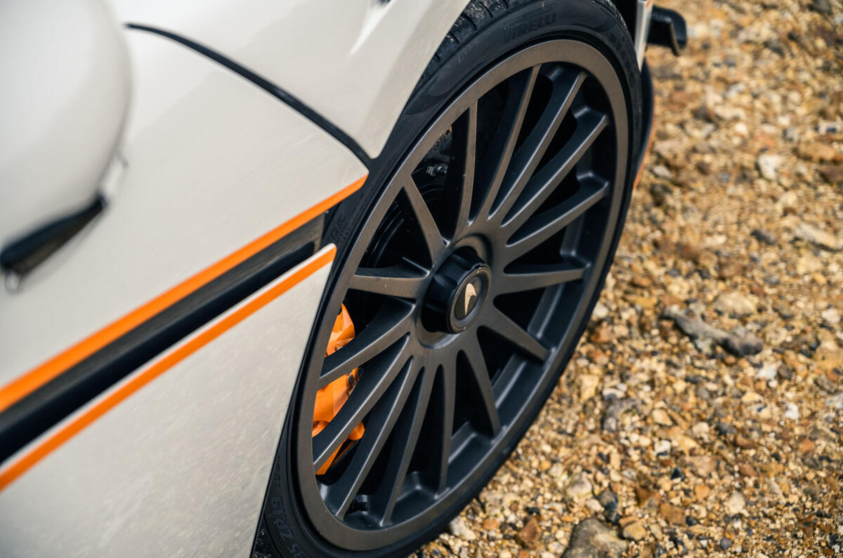 6 McLaren 620R 2021 road test review alloy wheels