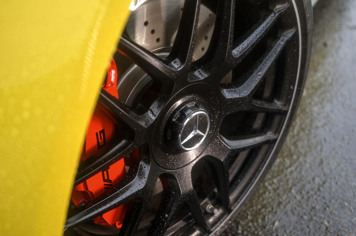 Mercedes-AMG A45 S 4Matic+ 2020 road test review - alloy wheels