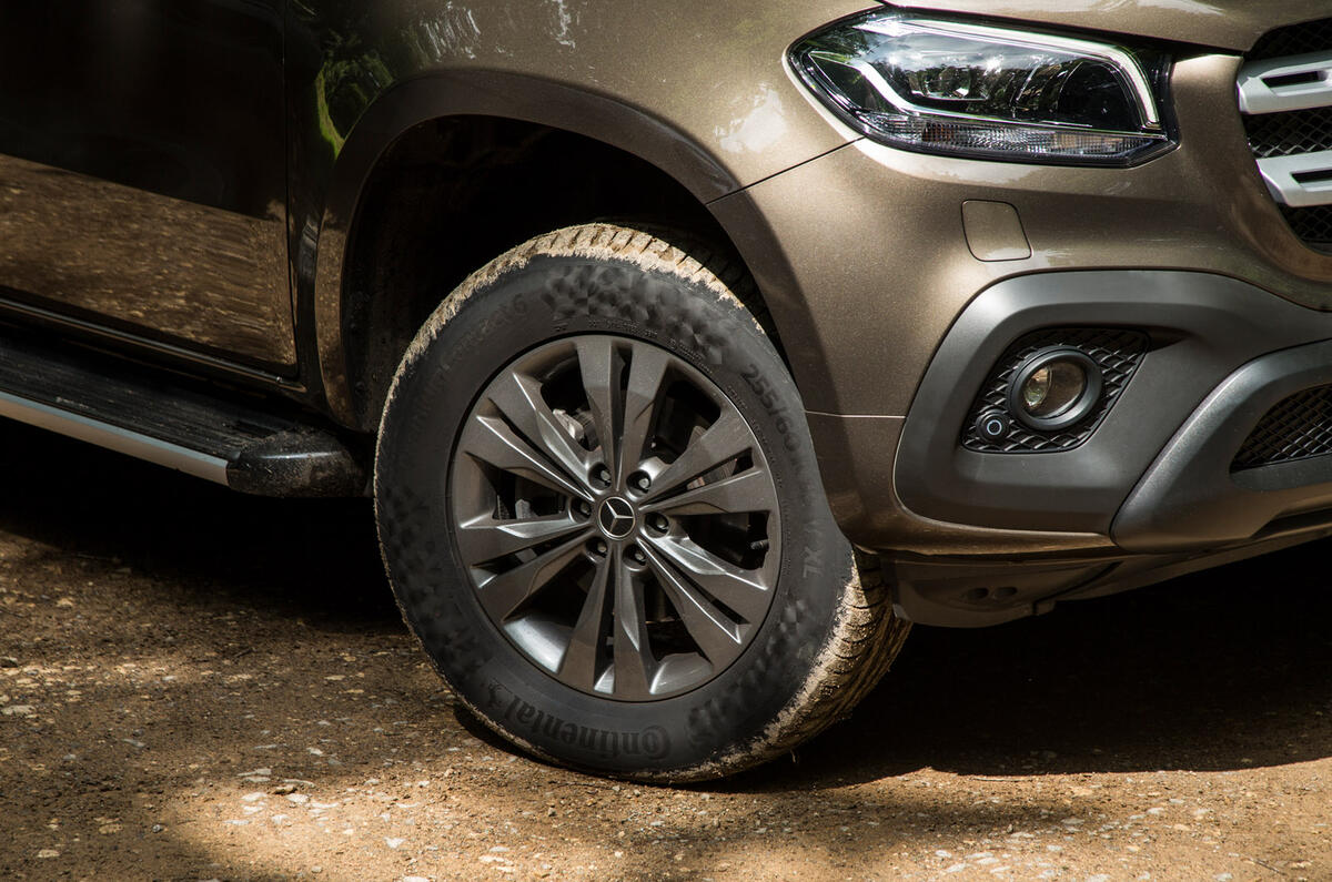Mercedes-Benz X-Class road test review alloy wheels