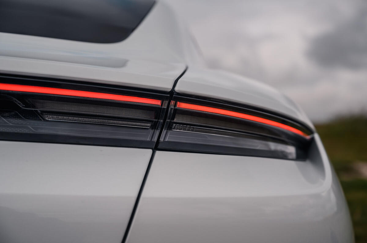 Porsche Taycan 2020 road test review - rear lights