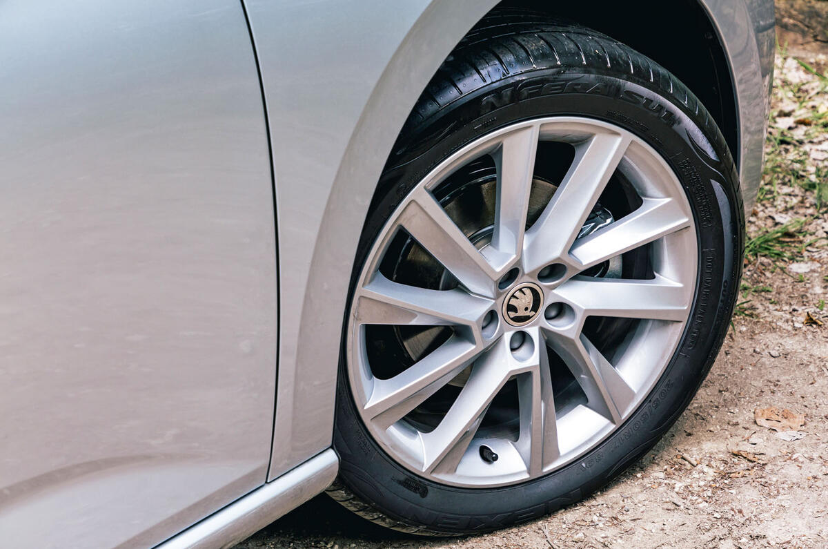 Skoda Scala 2019 road test review - alloy wheels