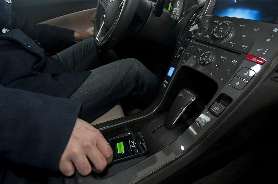 GM's in-car wireless charger