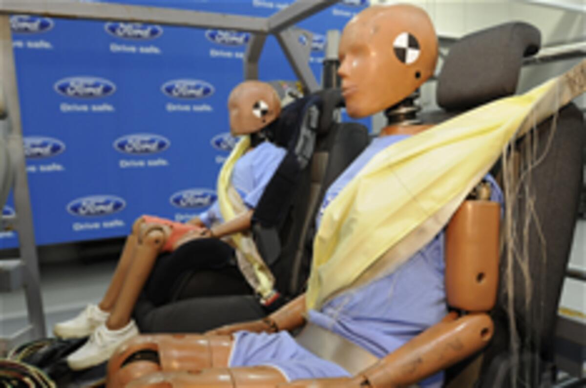 Ford creates inflatable seatbelt