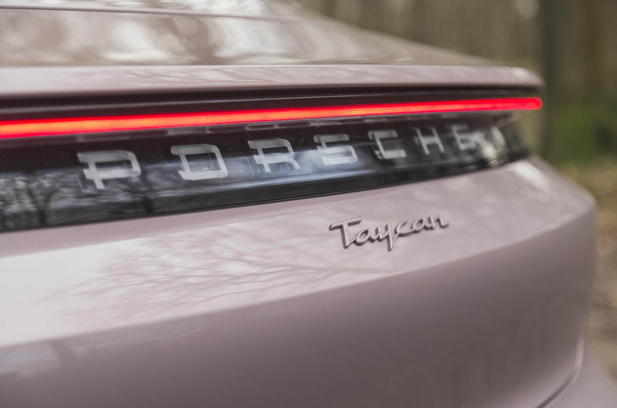 6 Porsche Taycan RWD badge