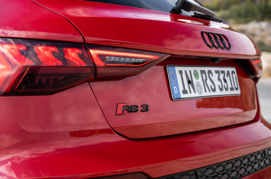 7 Audi RS3 2021 : premier essai des feux arrière