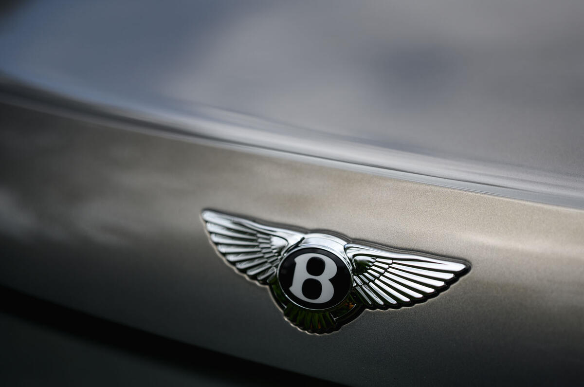 Bentley Flying Spur 2020 road test review - rear badge