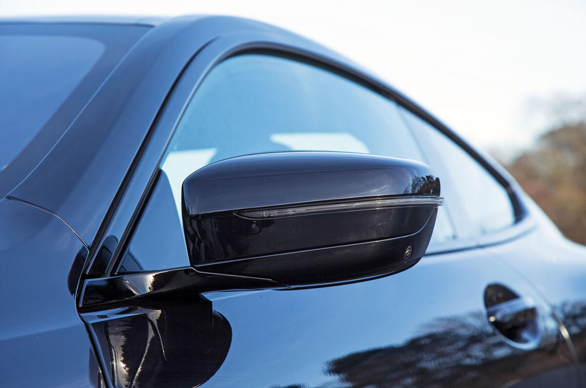 BMW 8 Series Coupé 2019 road test review - wing mirrors