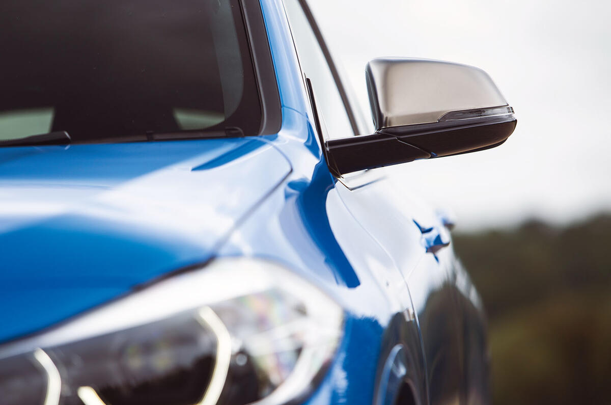 BMW X2 M35i 2019 road test review - wing mirrors