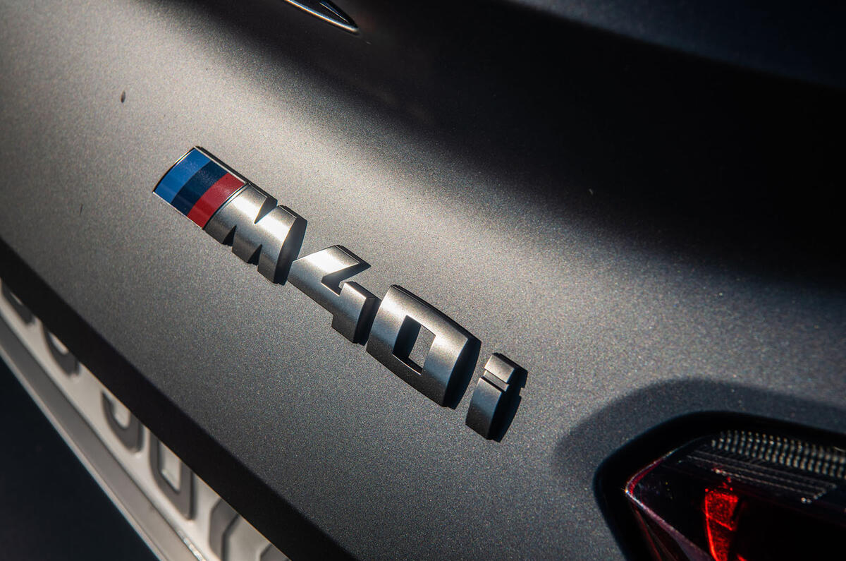 BMW Z4 2018 review - M40i badge