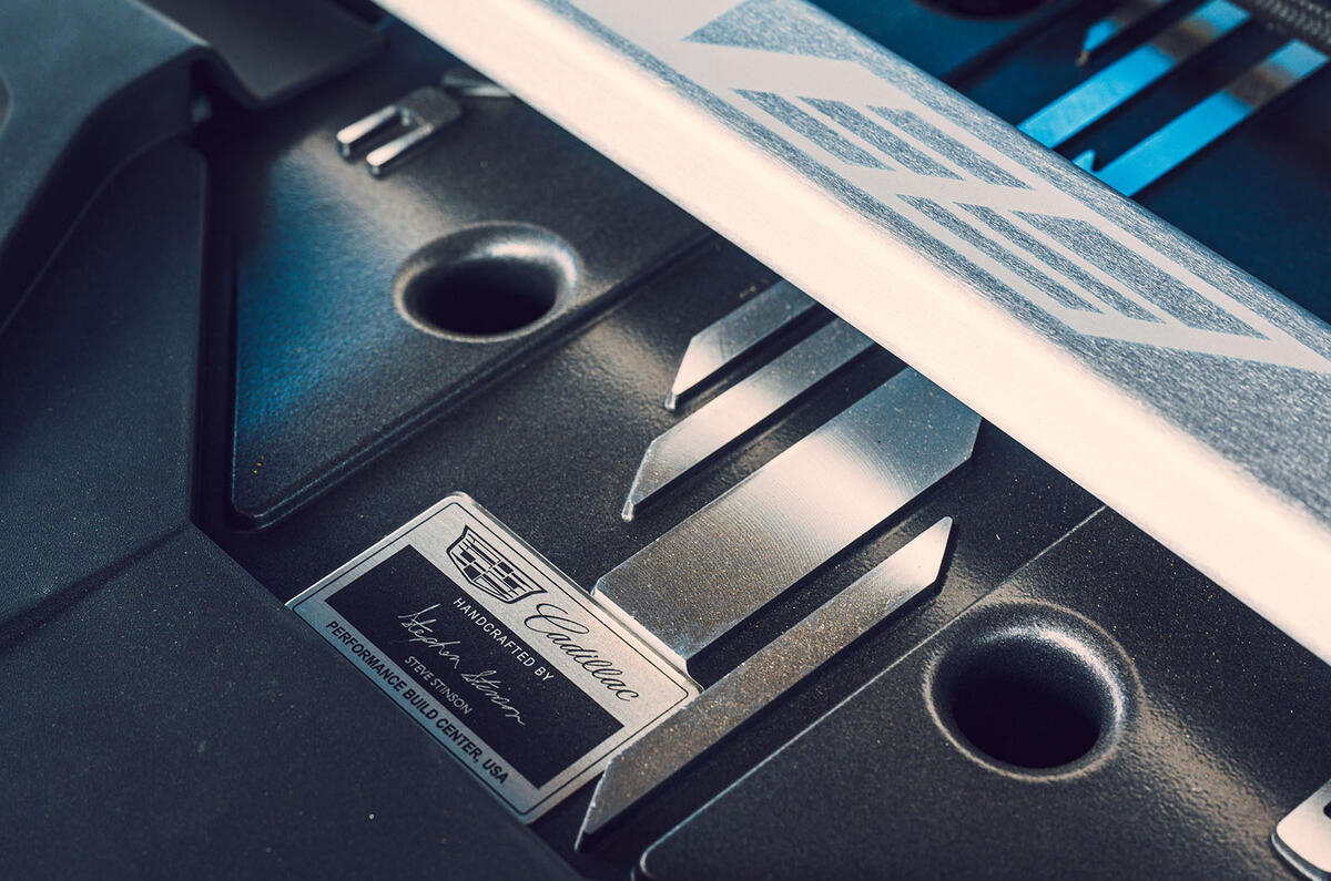 7 Cadillac CT5 V Blackwing 2022 review engine cover