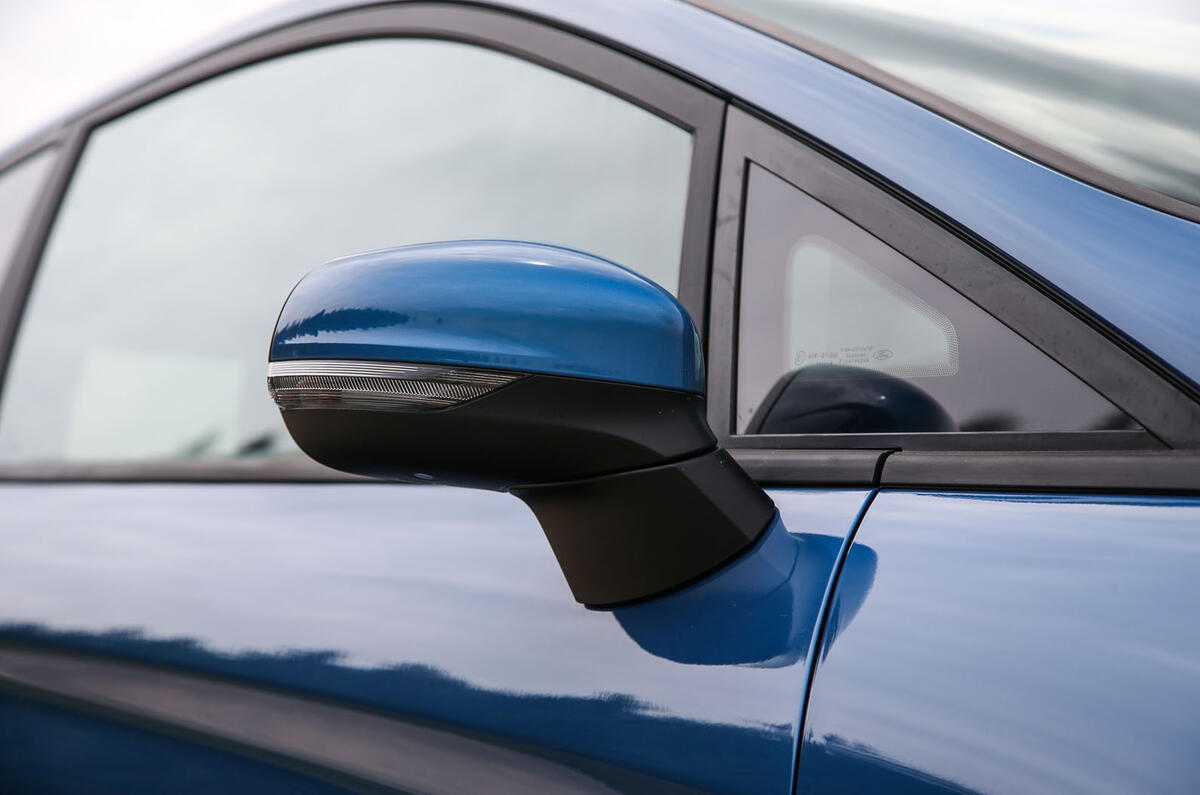Ford Fiesta ST 2018 road test review wing mirrors