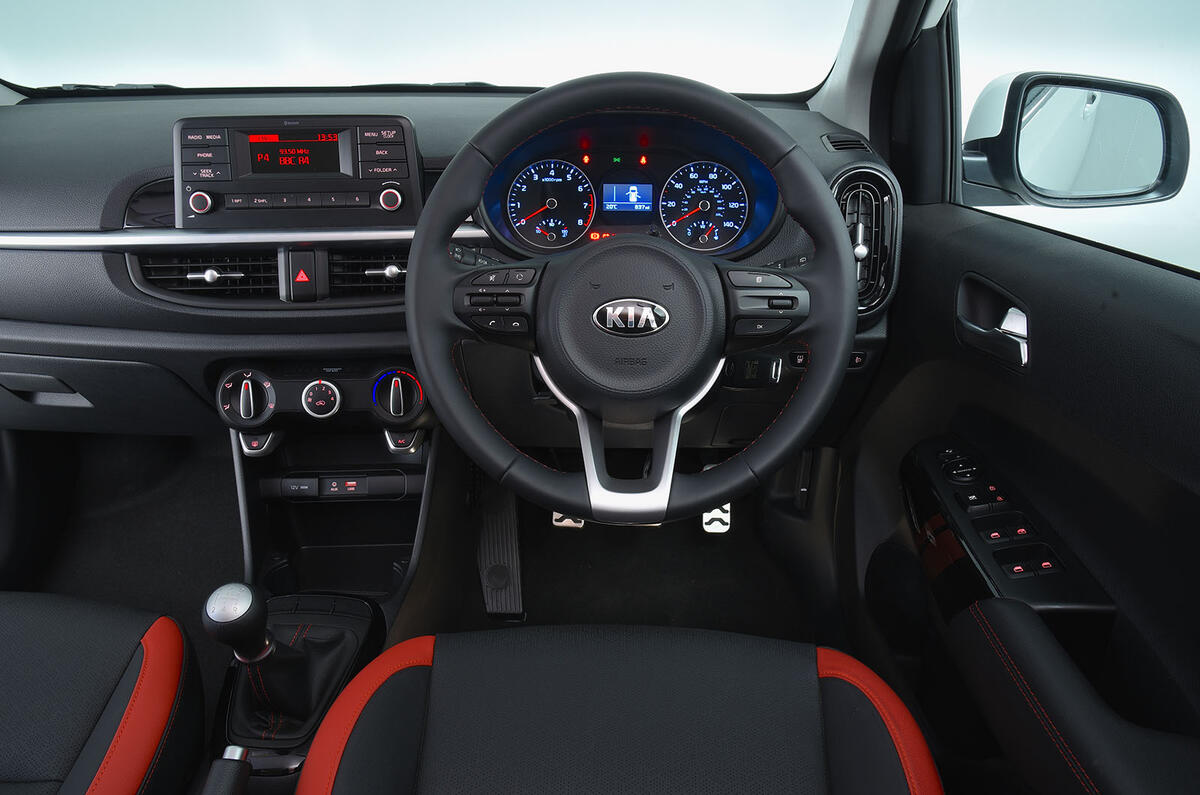 Kia Picanto review dashboard