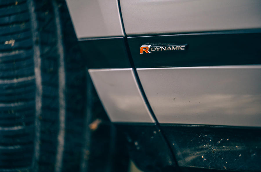 7 autocollants latéraux de la Land Rover Range Rover Evoque 2021 pour l'examen de l'essai routier