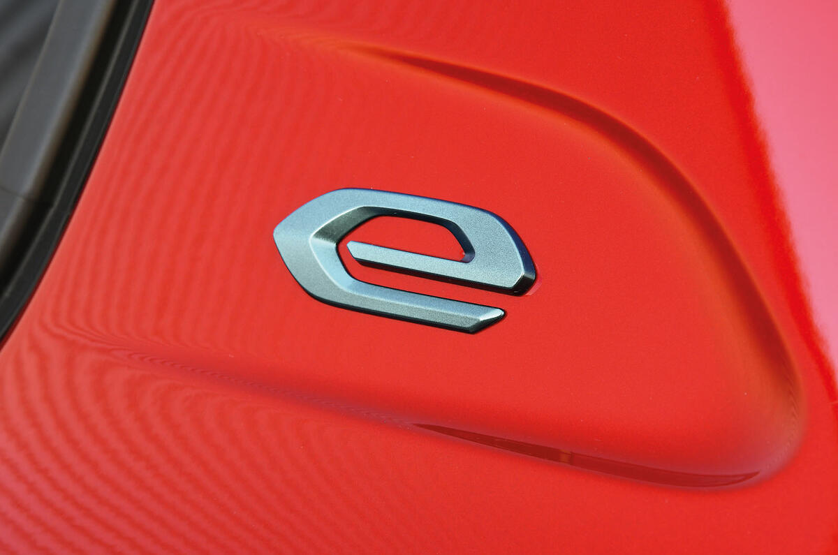 Peugeot e-208 2020 road test review - side decals