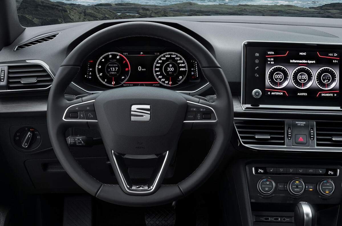 Seat Tarraco 2018 review - steering wheel