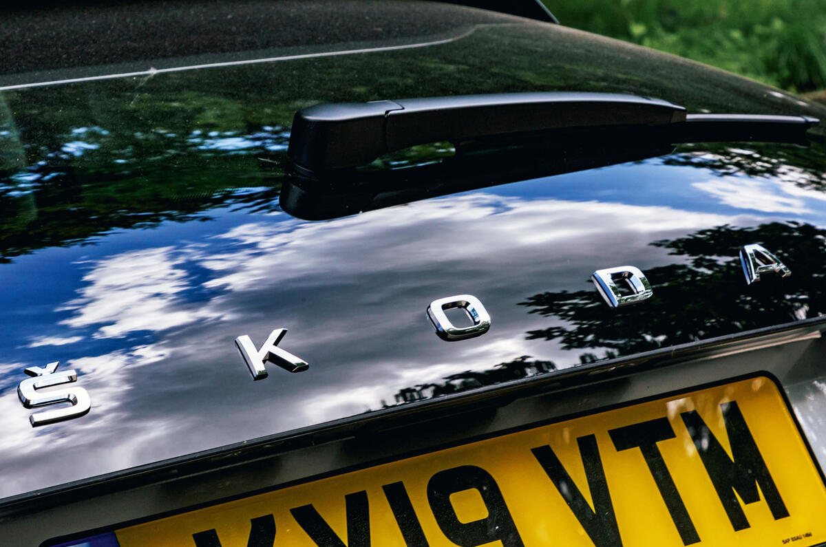Skoda Scala 2019 road test review - rear bumper
