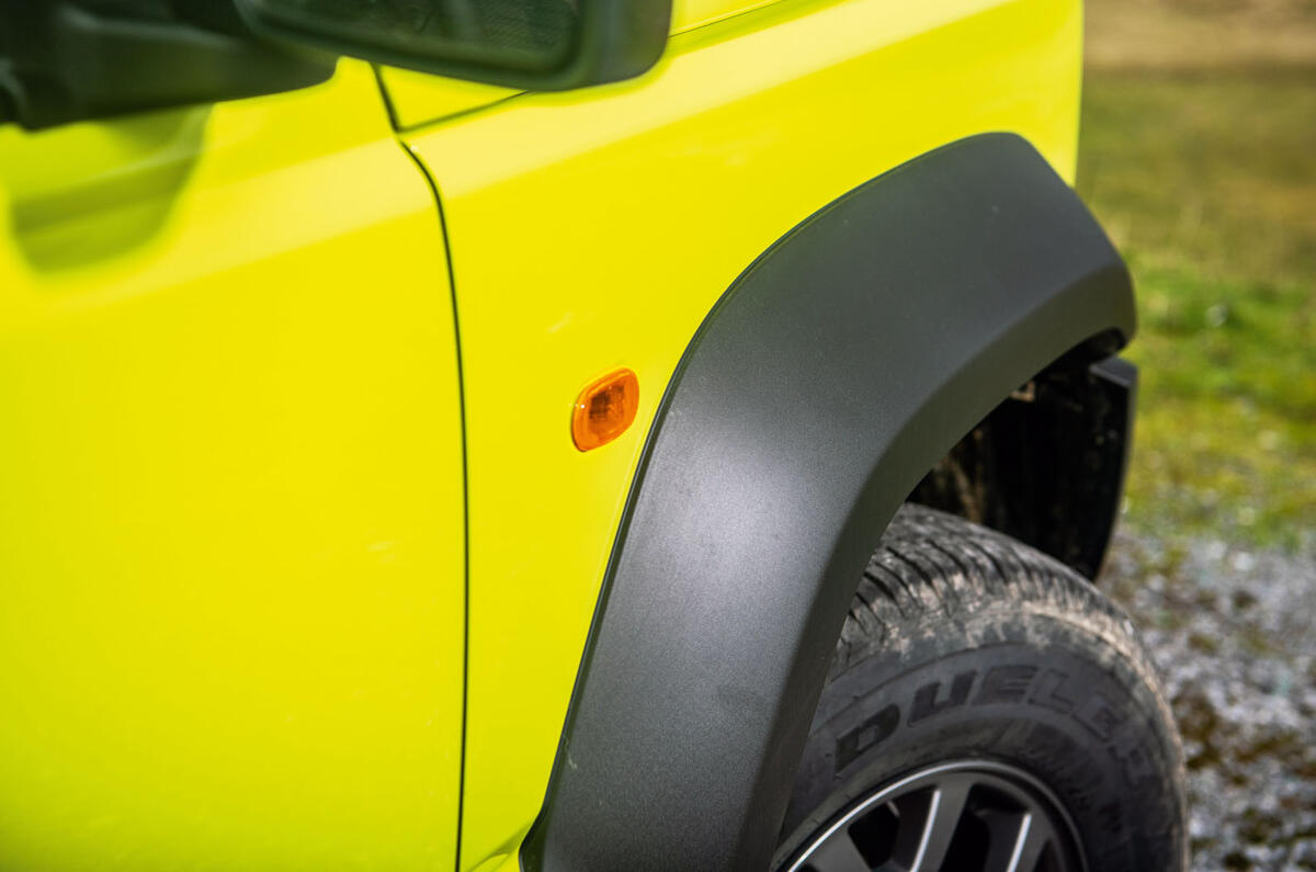 Suzuki Jimny 2018 road test review - wheel arches