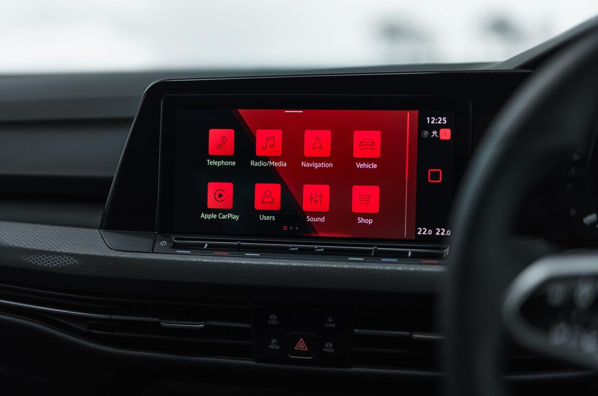 7 Volkswagen Golf GTI 2021 road test review infotainment