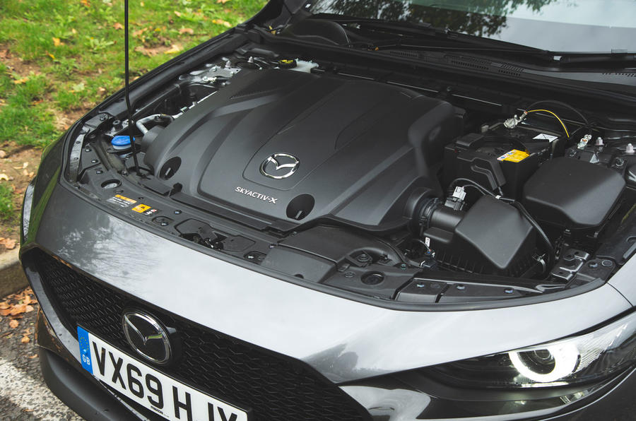 Mazda 3 Skyactiv-X 2019 : essai routier - moteur
