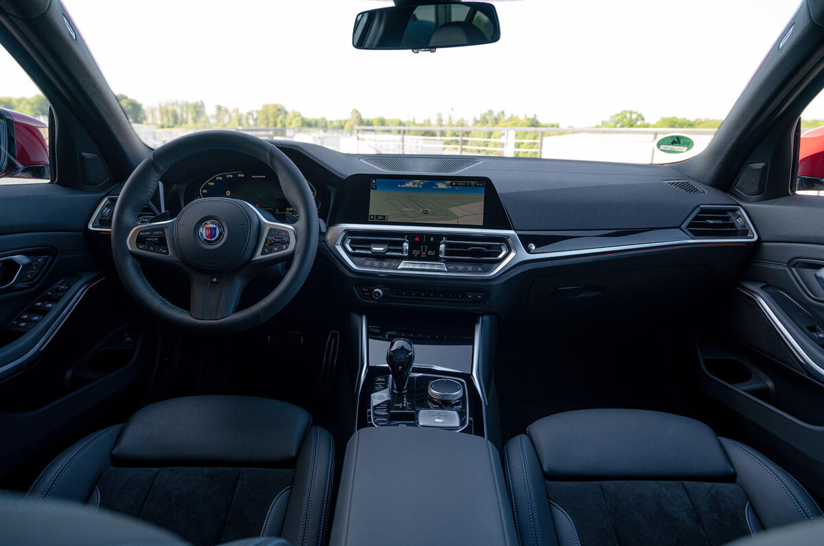 Alpina B3 2020 road test review - dashboard